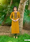 Mahika By Mittoo Viscose Weaving Designer Kurtis Wholesale Shop In Surat